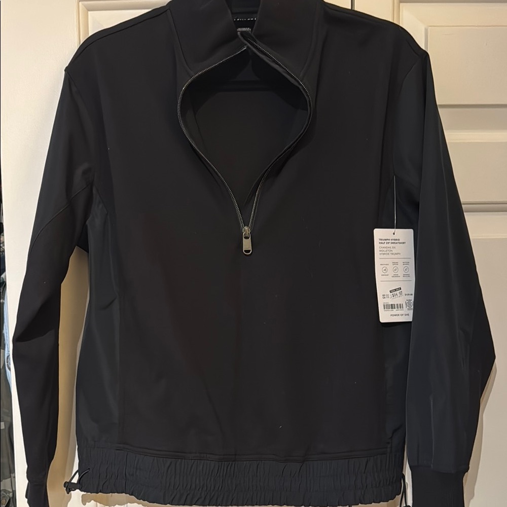 Women’s  Black Half-Zip Jacket